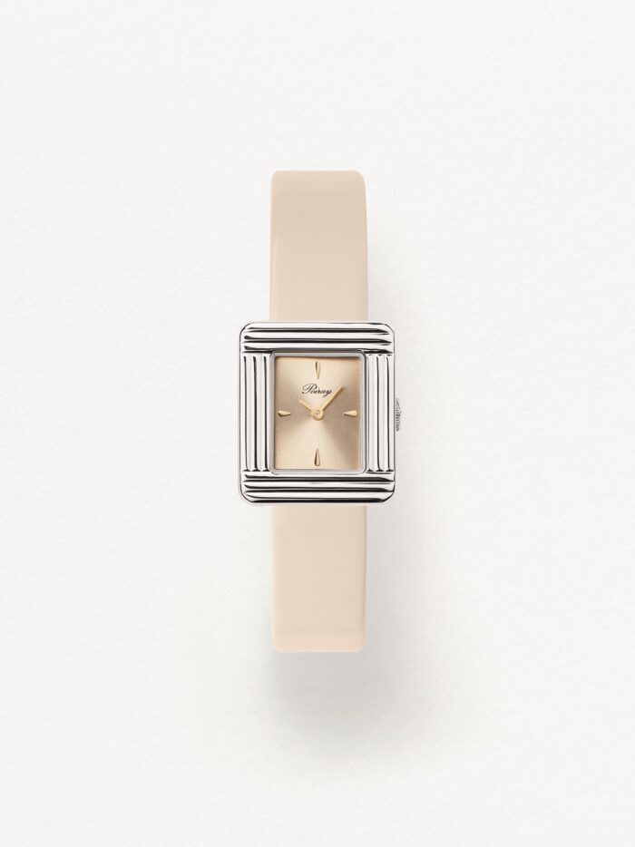 Montre Poiray Ma Première Mini Cadran Sable Bracelet Cuir