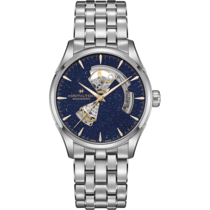 Hamilton Jazzmaster Open Heart Auto Watch Blue Dial