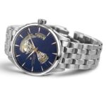 Montre Hamilton Jazzmaster Open Heart Auto Cadran Bleu