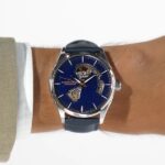 Montre Hamilton Jazzmaster Open Heart Auto Cadran Bleu