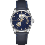 Montre Hamilton Jazzmaster Open Heart Auto Cadran Bleu