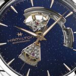 Montre Hamilton Jazzmaster Open Heart Auto Cadran Bleu