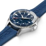 Montre Hamilton Khaki Navy Scuba Auto Cadran Bleu Bracelet Caoutchouc 40MM