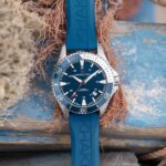 Montre Hamilton Khaki Navy Scuba Auto Cadran Bleu Bracelet Caoutchouc 40MM