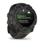 Montre Garmin Instinct 3 Amoled Noir Connectée Bracelet Caoutchouc 50MM