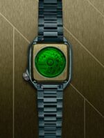 Montre MARCH LA.B AM2 Slim Auto Corporate Cadran Vert Bracelet Acier 36MM