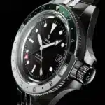 Montre Yema Superman GMT Auto Vert Cadran Noir Bracelet Acier 39MM