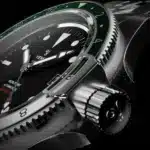 Montre Yema Superman GMT Auto Vert Cadran Noir Bracelet Acier 39MM