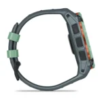 Montre Garmin Instinct 3 Amoled Vert d'Eau Connectée Bracelet Caoutchouc 50MM