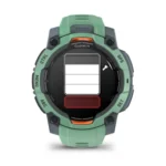 Montre Garmin Instinct 3 Amoled Vert d'Eau Connectée Bracelet Caoutchouc 45MM