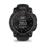 Montre Garmin Instinct 3 Amoled Noir Connectée Bracelet Caoutchouc 45MM