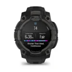 Montre Garmin Instinct 3 Amoled Noir Connectée Bracelet Caoutchouc 45MM