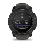 Montre Garmin Instinct 3 Amoled Noir Connectée Bracelet Caoutchouc 50MM