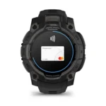 Montre Garmin Instinct 3 Amoled Noir Connectée Bracelet Caoutchouc 45MM