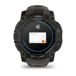 Montre Garmin Instinct 3 Amoled Noir Connectée Bracelet Caoutchouc 50MM