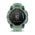 Montre Garmin Instinct 3 Amoled Vert d'Eau Connectée Bracelet Caoutchouc 45MM