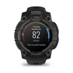 Montre Garmin Instinct 3 Amoled Noir Connectée Bracelet Caoutchouc 45MM