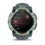 Montre Garmin Instinct 3 Amoled Vert d'Eau Connectée Bracelet Caoutchouc 50MM