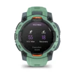 Montre Garmin Instinct 3 Amoled Vert d'Eau Connectée Bracelet Caoutchouc 45MM