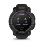 Montre Garmin Instinct 3 Amoled Noir Connectée Bracelet Caoutchouc 45MM