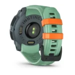 Montre Garmin Instinct 3 Amoled Vert d'Eau Connectée Bracelet Caoutchouc 45MM