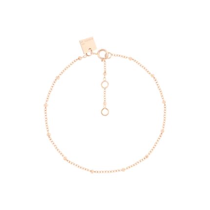 Bracelet Ginette NY Bead Chain Rose Gold