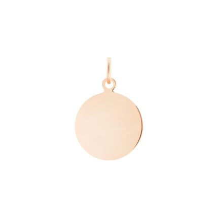 Pendant Ginette NY Mini Disc Charm Rose Gold