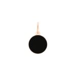 Pendentif Ginette NY Mini Ever Onyx Charm Or Rose