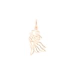 Pendentif Ginette NY Mini Goldfish Charm Or Rose