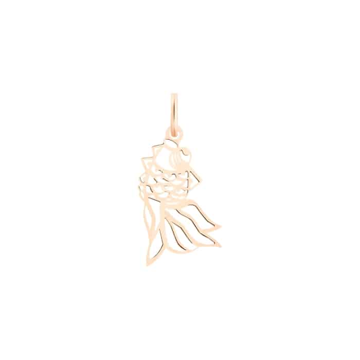 Ginette NY Mini Goldfish Charm Rose Gold Pendant