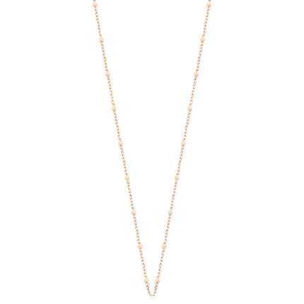 Collier Ginette NY Bead Chain 43cm Or Rose