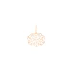 Pendentif Ginette NY Mini Lotus Charm Or Rose