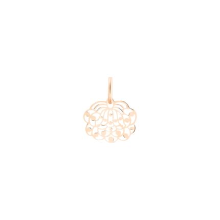 Ginette NY Mini Lotus Charm Rose Gold Pendant