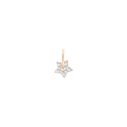 Pendant Ginette NY Milky Way Star Diamond Charm Rose Gold