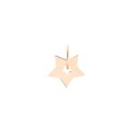 Pendentif Ginette NY Mini Milky Way Open Star Charm Or Rose