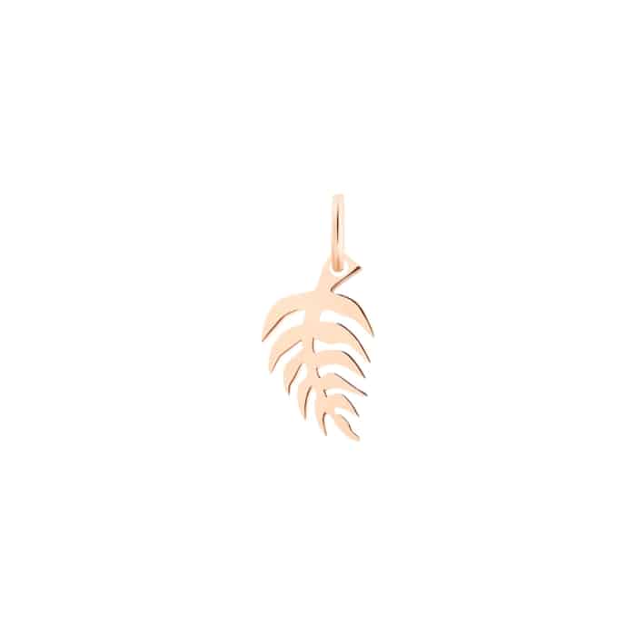 Ginette NY Mini Palm Charm Rose Gold Pendant