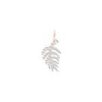 Pendentif Ginette NY Diamond Palm Charm Or Rose