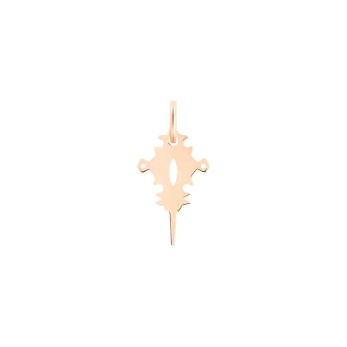 Pendant Ginette NY Mini Tanger Charm Rose Gold