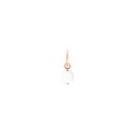 Pendentif Ginette NY Pearl Tiny Bead Charm Or Rose