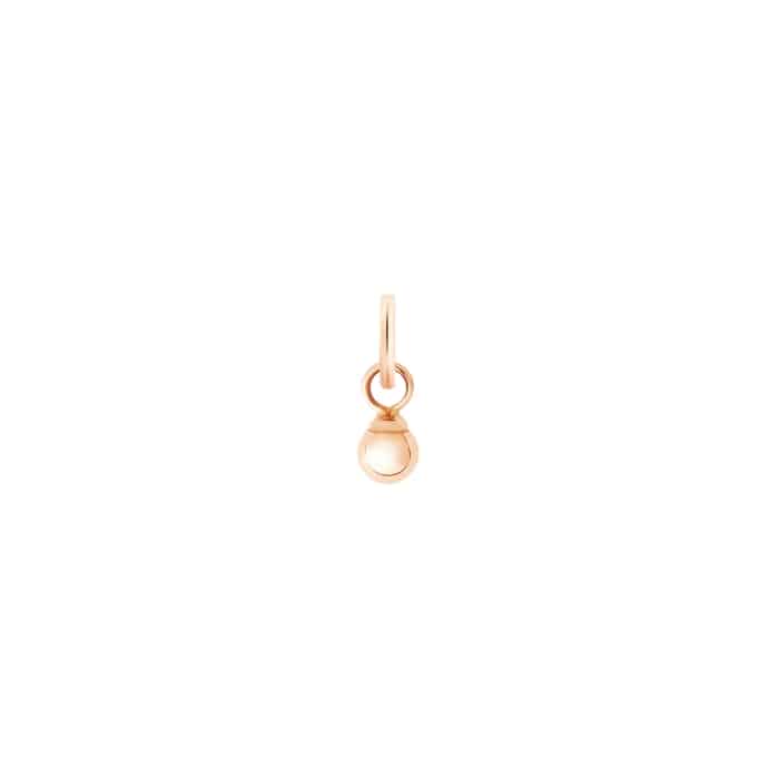 Pendant Ginette NY Tiny Bead Charm Rose Gold