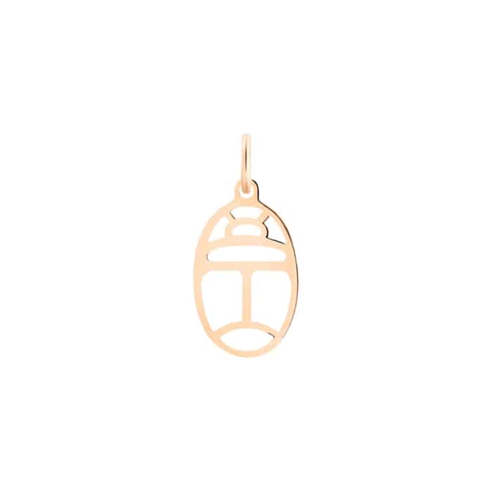 Ginette NY Mini Gold Wish Charm Rose Gold Pendant