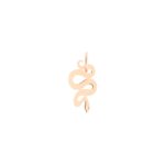 Pendentif Ginette NY Mini Snake Charm Or Rose