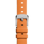 Bracelet Montre Mido Multifort TV 35 Caoutchouc Orange Entrecorne 18MM