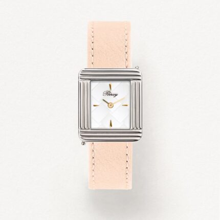 Montre Poiray Ma Première Cadran Blanc Bracelet Cuir