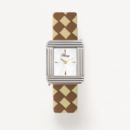 Montre Poiray Ma Première Cadran Blanc Bracelet Cuir