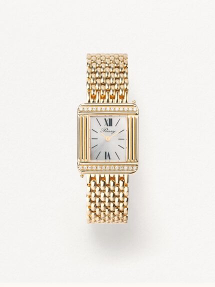 Poiray watch Ma Première Yellow Gold and Diamonds Silver Dial Bracelet Yellow Gold