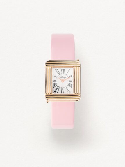 Watch Poiray Ma Première Yellow gold White dial Leather Bracelet