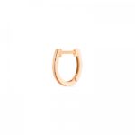 Mono Boucle d'Oreille Ginette NY Single Hoop Or Rose