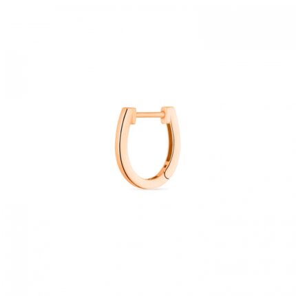 Mono Earring Ginette NY Single Hoop Rose Gold