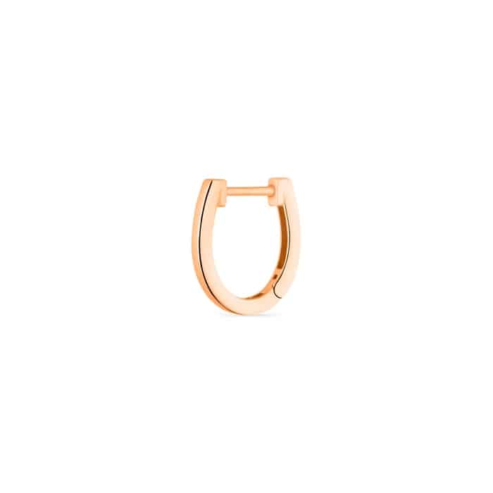 Mono Boucle d'Oreille Ginette NY Single Hoop Or Rose